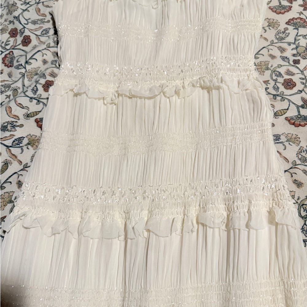 Source Unknown Cream Midi Dress